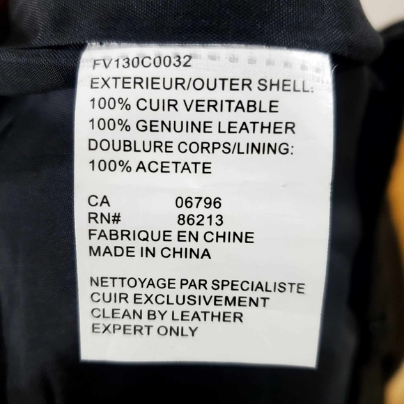 Vintage Tristan 90s Leather Jacket & Pant Set of 2 Black Genuine size 4 - Picture 11 of 16